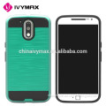 Alibaba express mobile phone shell for Motorola G4 plastic shockproof phone covers